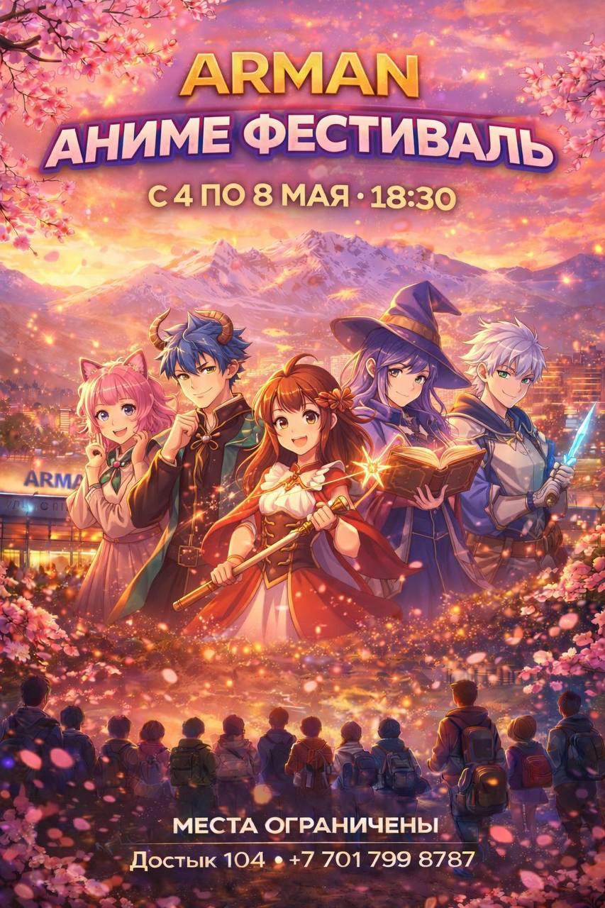 Arman Аниме фестиваль — афиша Алматы, От 1 000 ₸