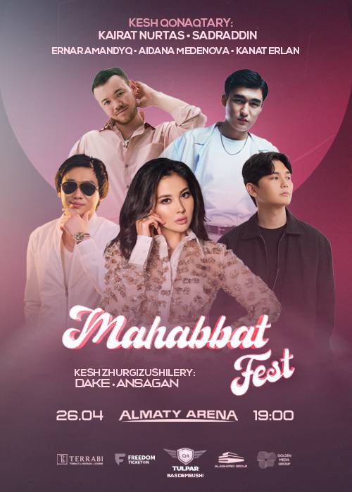 Mahabbat Fest — афиша Алматы, город Алматы