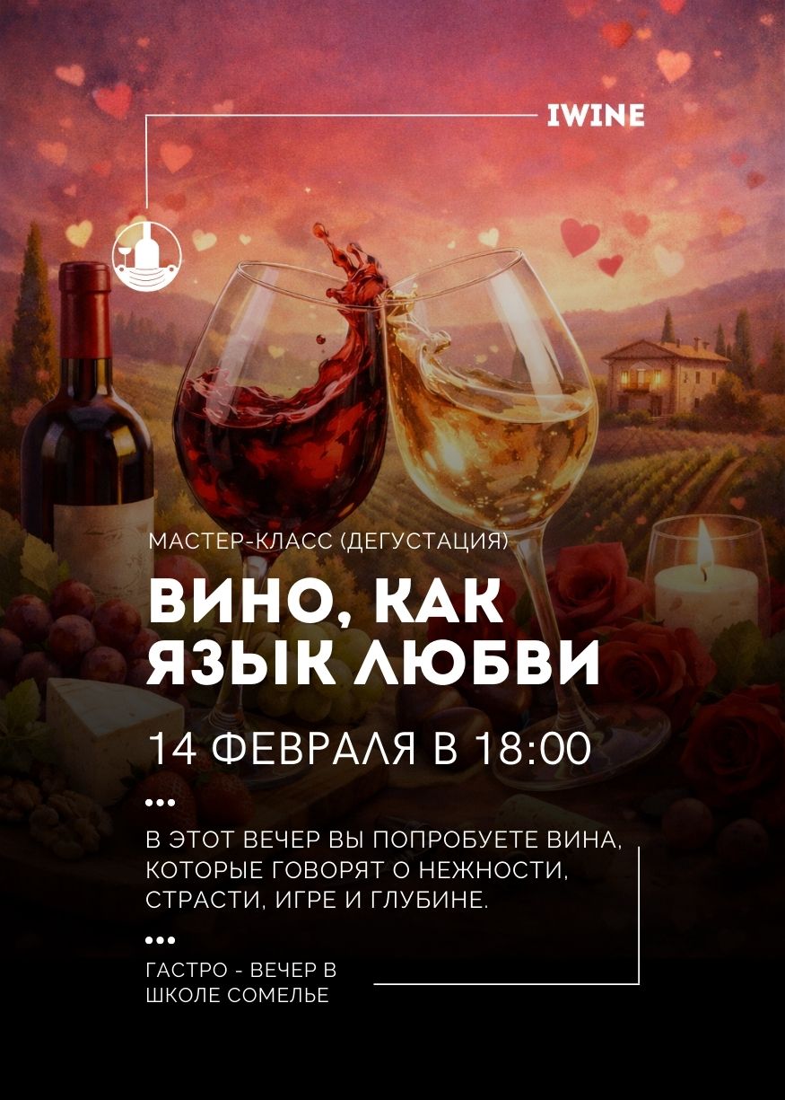 «Вино как язык любви» в IWINE — афиша Алматы, IWINE